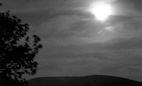 b/w night scene